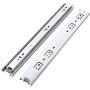 Friho 5 Pair of 18 Inch Hardware Ball Bearing Side Mount Drawer Slides, Full Extension, Available in 12,14,16,18,20 Lengths