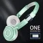 Vogek On Ear Headphones with Microphone, Lightweight Portable Foldable Headsets with Stereo Bass, 1.5M Tangle Free Cord, Adjustable Headband for Adults at Home Office Travel, Green Vogek On Ear Headphones with Microphone, Lightweight Portable Foldable Headsets with Stereo Bass, 1.5M Tangle Free Cord, Adjustable Headband for Adults at Home Office Travel, Green