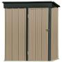 5 x 3 Outdoor Metal Storage Shed, Steel Utility Tool Storage House with Door & Lock, for Backyard Garden Patio Lawn