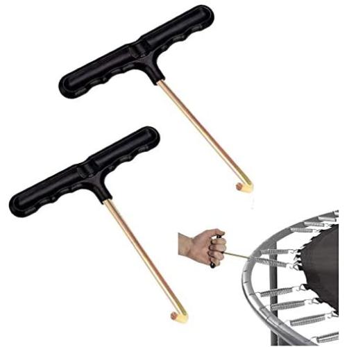Vicsun Trampoline Spring Pull Tool Kit Trampoline Parts Easy Pull Tool 2 Pack (T-Hook)