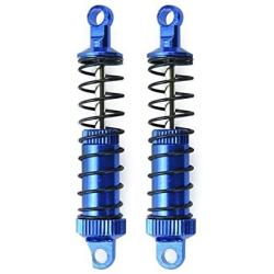 DAPENGNIAO RC Car Spare Parts Apply for HBX 18859E Oil Filled Shocks 2Pcs Upgrade Accessories Suspension Shock Absorbers Accessories (Color : Blue)