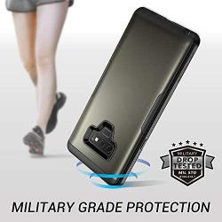 YOUMAKER Case for Galaxy Note 9, Full Body Heavy Duty Protection with Built-in Screen Protector Shockproof Rugged Cover for Samsung Galaxy Note 9 (2018) 6.4 inch - Gun Metal/Black