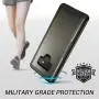YOUMAKER Case for Galaxy Note 9, Full Body Heavy Duty Protection with Built-in Screen Protector Shockproof Rugged Cover for Samsung Galaxy Note 9 (2018) 6.4 inch - Gun Metal/Black
