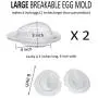 2 Sets Large Acrylic Hard Breakable Easter Chocolate Egg Molds Reusable Dinosaur Egg Mold Soap Mold to Make Breakable Chocolate Eggs (Acrylic) 2 Sets Large Acrylic Hard Breakable Easter Chocolate Egg Molds Reusable Dinosaur Egg Mold Soap Mold to Make Breakable Chocolate Eggs (Acrylic)
