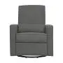 DaVinci Piper Upholstered Recliner and Swivel Glider in Dark Grey, Greenguard Gold Certified DaVinci Piper Upholstered Recliner and Swivel Glider in Dark Grey, Greenguard Gold Certified