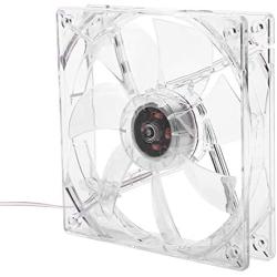 Pokerty Cooling Fan, 12CM 5V USB Transparent LED Colorful Light Cooling Fan PC Computer CPU Cooling Fan