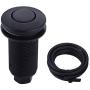SINKINGDOM Air Activated Switch Button for Sink Garbage Disposal Part, Matte Black SINKINGDOM Air Activated Switch Button for Sink Garbage Disposal Part, Matte Black