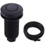 SINKINGDOM Air Activated Switch Button for Sink Garbage Disposal Part, Matte Black SINKINGDOM Air Activated Switch Button for Sink Garbage Disposal Part, Matte Black