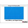Dahle Vantage 10690 Self-Healing Cutting Mat, 9''x12'', 1/2'' Grid, 5 Layers for Max Healing, Perfect for Crafts & Sewing, Blue
