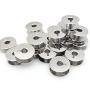 YEQIN 20 pk''L'' Metal Bobbins for Sewing Machine Alphasew Bernina Brother Riccar Baby Lock +More (55623S) - (SA159) - (H12413002)