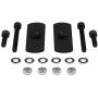 Supreme Suspensions - Full Lift Kit for 2014-2020 Ram 2500 2WD 4WD 3'' Front + 1'' Rear Lift Kit | High-Strength Steel Spring Spacers + Shock Mounts Relocation Brackets