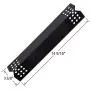 SHINESTAR Grill Flame Tamers for Nexgrill 720-0783E, 720-0830H, 720-0896, Heat Plates for Grillmaster 720-0697, Flame Guards Replacement Parts for BBQ Gas Grill, Porcelain Steel, 14 9/16 inch