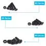 Comdox 500pcs Alloy Steel Socket Cap Screws Hex Head Bolt Nuts Assortment Kit with Box, M3 M4 M5 Thread Size, Black Oxide Finish (Flat Head) Comdox 500pcs Alloy Steel Socket Cap Screws Hex Head Bolt Nuts Assortment Kit with Box, M3 M4 M5 Thread Size, Black Oxide Finish (Flat Head)