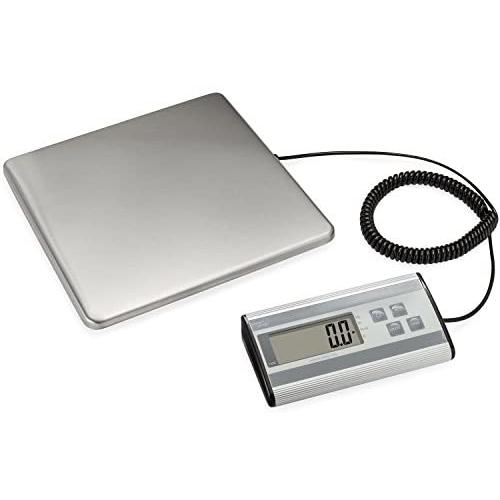 Smart Weigh Digital Heavy Duty Shipping and Postal Scale with Durable Stainless Steel Large Platform, 440 Pound Capacity x 6 oz Readability , UPS USPS Post Office Postal Scale and Luggage Scale