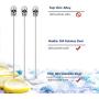 Homestia Stainless Steel Coffee Stirrers Beverage Stir Sticks Coffee Swizzle Sticks Metal Head Top(Tropical)