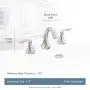 Moen T6420BN Eva Collection Two Handle High-Arc 8-Inch Widespread Bathroom Faucet Valve Required, 0.5, Brushed Nickel Moen T6420BN Eva Collection Two Handle High-Arc 8-Inch Widespread Bathroom Faucet Valve Required, 0.5, Brushed Nickel