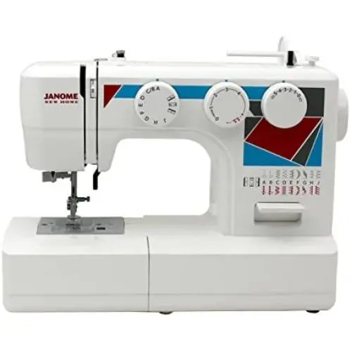 Janome MOD-19 Easy-to-Use Sewing Machine with 19 Stitches, Automatic Needle Threader and 5-Piece Feed Dogs Janome MOD-19 Easy-to-Use Sewing Machine with 19 Stitches, Automatic Needle Threader and 5-Piece Feed Dogs
