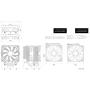 Scythe Fuma 2 CPU Air Cooler, Intel LGA1151, AMD AM4/Ryzen, 120mm Dual Towers, Black Top Cover