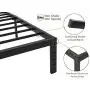 45MinST 18 Inch Maximum Storage Bed Frame/Reinforced Platform /3500lbs Heavy Duty/Easy Assembly/ Mattress Foundation/Steel Slat/Noise Free, Queen 45MinST 18 Inch Maximum Storage Bed Frame/Reinforced Platform /3500lbs Heavy Duty/Easy Assembly/ Mattress Foundation/Steel Slat/Noise Free, Queen