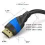 KabelDirekt – 1ft – 4K HDMI cable (4K@120Hz & 4K@60Hz for a stunning Ultra HD experience – High Speed with Ethernet, full metal connectors, Blu-ray/PS4/PS5/Xbox Series X/Switch, black)