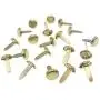 ARTCXC 1Box(400pcs) 4Colors 8mm Metal Brads Paper Fastener Brads for Scrapbooking Crafts Making DIY Art - Black,White,Goldren,Silver,Each Color 100Pcs ARTCXC 1Box(400pcs) 4Colors 8mm Metal Brads Paper Fastener Brads for Scrapbooking Crafts Making DIY Art - Black,White,Goldren,Silver,Each Color 100Pcs