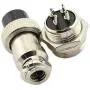 DGZZI 5Pairs GX16 4Pin Male Female Circular Aviation Connector Plug 16MM Wire Panel Metal Connector DGZZI 5Pairs GX16 4Pin Male Female Circular Aviation Connector Plug 16MM Wire Panel Metal Connector