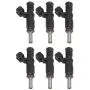Set of 6 Re-manufactured Fuel Injectors for 2005-2013 BMW 128i, 323i, 325i, 325xi, 328i, 328i xDrive, 328xi, 330Ci, 330i, 330xi 2.5/3.0L I6 Part# 7531634