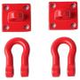 YU-NIYUT RC Car Metal Rescue Tow Hook Decor Part for SCX10 TRX-4 1/10 RC Rock Crawler DIY RC Vehicle Modification Fun for Adults and Kids