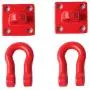 YU-NIYUT RC Car Metal Rescue Tow Hook Decor Part for SCX10 TRX-4 1/10 RC Rock Crawler DIY RC Vehicle Modification Fun for Adults and Kids YU-NIYUT RC Car Metal Rescue Tow Hook Decor Part for SCX10 TRX-4 1/10 RC Rock Crawler DIY RC Vehicle Modification Fun for Adults and Kids