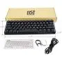 GK61 Mechanical Gaming Keyboard - 61 Keys Multi Color RGB Illuminated LED Backlit Wired Programmable for PC/Mac Gamer (Gateron Optical Black, Black)