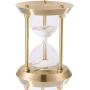 SuLiao Hourglass Timer Sand Clock 60 Minutes & Brass Metal Hour Glass for Decor Sandglass Timer