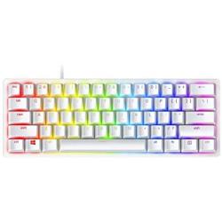 Razer Huntsman Mini 60% Gaming Keyboard: Fastest Keyboard Switches Ever - Clicky Optical Switches - Chroma RGB Lighting - PBT Keycaps - Onboard Memory - Mercury White