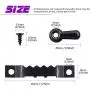 160Pcs Picture Hangers Kit, Including 80Pcs Black Sawtooth Picture Frame Hanging Hangers Double Hole and 80Pcs Photo Frame Turn Button with Screws Perfect for Home Decoration - Black 160Pcs Picture Hangers Kit, Including 80Pcs Black Sawtooth Picture Frame Hanging Hangers Double Hole and 80Pcs Photo Frame Turn Button with Screws Perfect for Home Decoration - Black