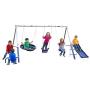 XDP Recreation Free N Swing Swing Set, Gray
