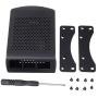 ILS - Aluminum Alloy Metal Case Turtle Body Outer Casing with Wall Mount Bracket for Raspberry Pi 4 ILS - Aluminum Alloy Metal Case Turtle Body Outer Casing with Wall Mount Bracket for Raspberry Pi 4