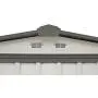Arrow 6 x 5 EZEE Galvanized Steel Low Gable Shed Cream with Charcoal, Storage Shed with Peak Style Roof Arrow 6 x 5 EZEE Galvanized Steel Low Gable Shed Cream with Charcoal, Storage Shed with Peak Style Roof