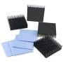 YJJelt 4pcs 40mm Heatsink Kit 40x40x11mm Aluminum Heat Sink Cooling for Cooling 3D Printers, TEC1-12706 Thermoelectric Peltier Cooler