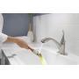 KOHLER Simplice Laundry Sink Faucet, Single Handle Pull-Out, 2-function Spray Head, 3-hole Install, Utility Sink Faucet, Vibrant Stainless Finish, K-22035-VS