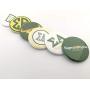 Sigma Alpha Set of 6 Pin-Back Buttons