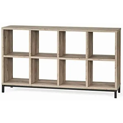 Better Homes and Gardens.. Cube Organizer with Metal Base, (8 Cube, Rustic Gray) Better Homes and Gardens.. Cube Organizer with Metal Base, (8 Cube, Rustic Gray)