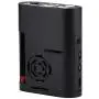 Raspberry Pi 4 Model B ABS Case with Cooling Fan and Heatsinks Kit (Black)