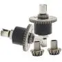 lahomia 2Pcs 1:14 RC Metal Differential & Planet Gear for WLtoys 144001 Accessories