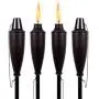BIRDROCK HOME 4 Pack Outdoor Garden Torches (Improved 2020 Version) - Oil Rubbed Bronze - Flame Light Torch - Backyard Garden Patio Lighting - Metal Lamp - Decorative Urban Lantern BIRDROCK HOME 4 Pack Outdoor Garden Torches (Improved 2020 Version) - Oil Rubbed Bronze - Flame Light Torch - Backyard Garden Patio Lighting - Metal Lamp - Decorative Urban Lantern