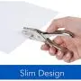 Swingline 1 Hole Punch, Hole Puncher, 5 Sheet Punch Capacity, Classic, Chrome, 2-Pack (74005)