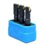 Accusize Industrial Tools 3 Pc Miniature Indexable End Mill Set, 1/2 Shank, 0046-0510 Accusize Industrial Tools 3 Pc Miniature Indexable End Mill Set, 1/2 Shank, 0046-0510