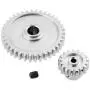 Hobbypark Metal Diff Main Gear 38T & Motor Pinion Gear 17T for RC 1/18 WLtoys A959 A949 A969 A979 Replacement of A949-24 RC Car Buggy Upgrade Parts Hobbypark Metal Diff Main Gear 38T & Motor Pinion Gear 17T for RC 1/18 WLtoys A959 A949 A969 A979 Replacement of A949-24 RC Car Buggy Upgrade Parts