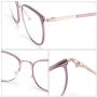 ZENOTTIC Blue Light Blocking Computer Glasses Anti Eye Strain Anti Glare Lens Lightweight Frame Eyeglasses for Women