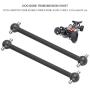 RC Car Drive Shaft, 2 Pcs Remote Control Vehicle Metal Dog Bone Transmission Shaft for HIMOTO 1/10 Scale RC Car Accessory(Black)
