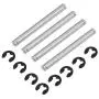 Front/Rear Aluminum Suspension A Arms Upgrade Parts 3655X for Traxxas 1/10 Slash 4x4 Stampede VXL 4WD RC Car Front/Rear Aluminum Suspension A Arms Upgrade Parts 3655X for Traxxas 1/10 Slash 4x4 Stampede VXL 4WD RC Car