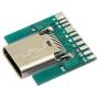 CY DIY 24pin USB 3.1 Type C Female Socket Connector SMT Type with PC Board